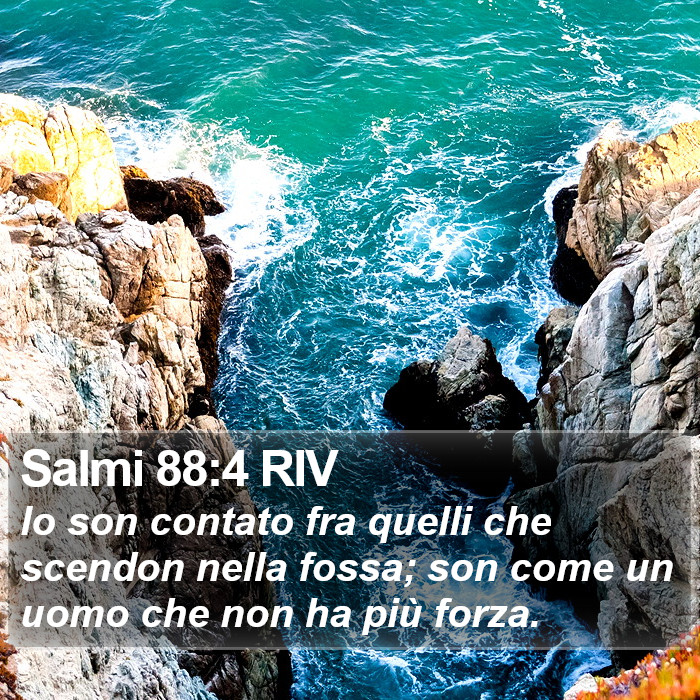 Salmi 88:4 RIV Bible Study