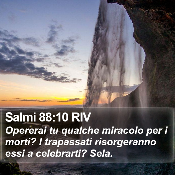 Salmi 88:10 RIV Bible Study