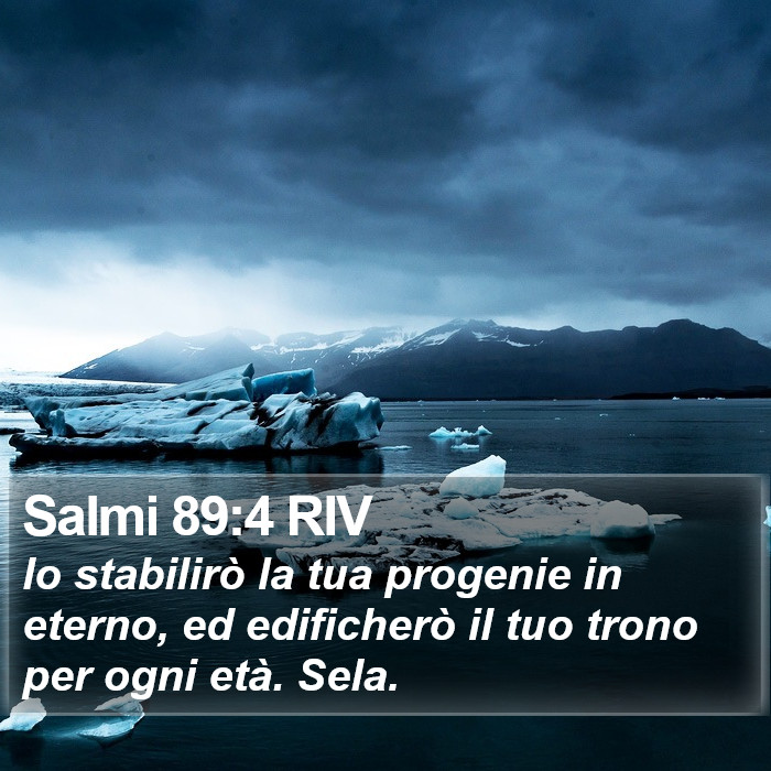 Salmi 89:4 RIV Bible Study