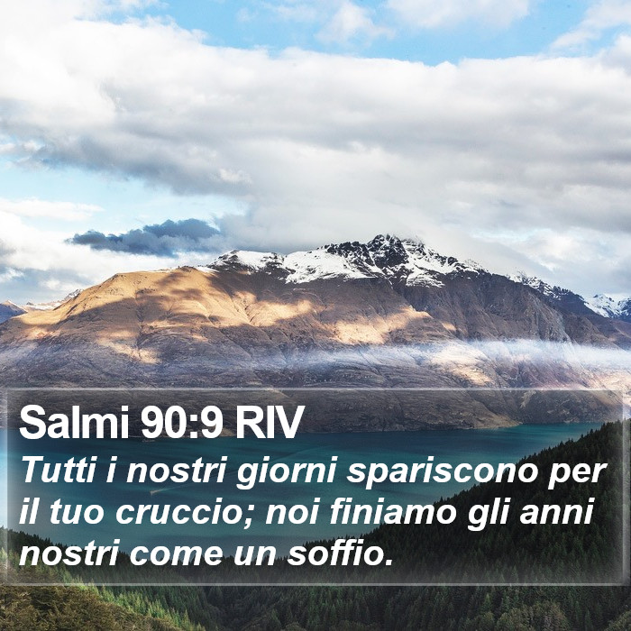 Salmi 90:9 RIV Bible Study