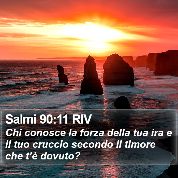 Salmi 90:11 RIV Bible Study