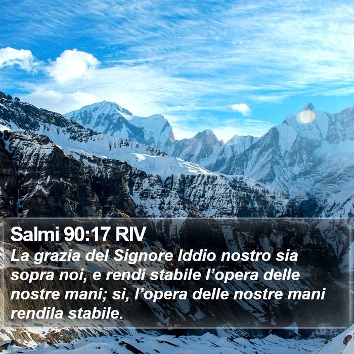 Salmi 90:17 RIV Bible Study