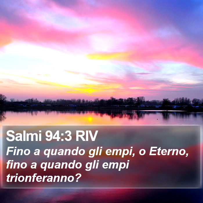 Salmi 94:3 RIV Bible Study