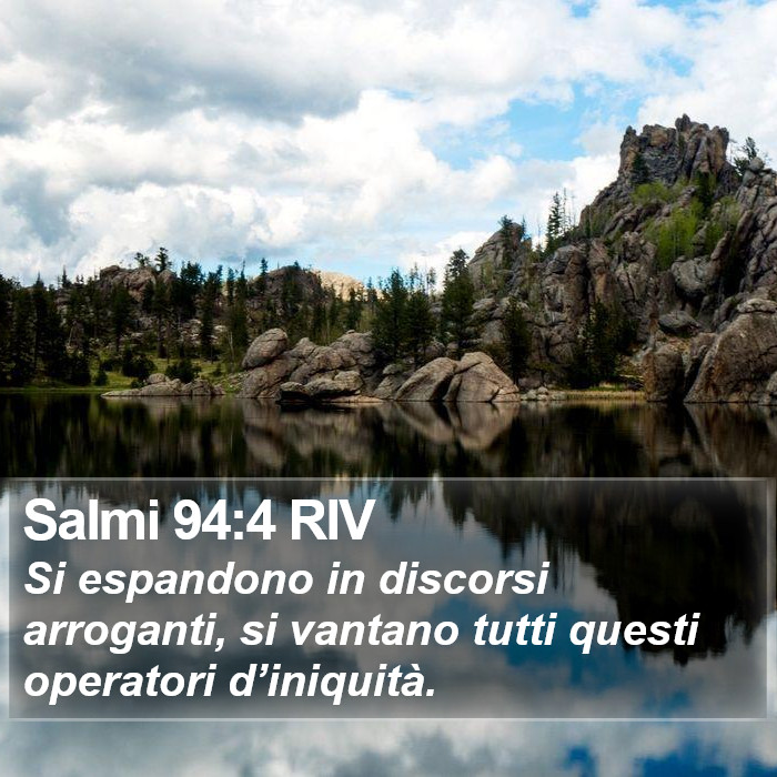 Salmi 94:4 RIV Bible Study