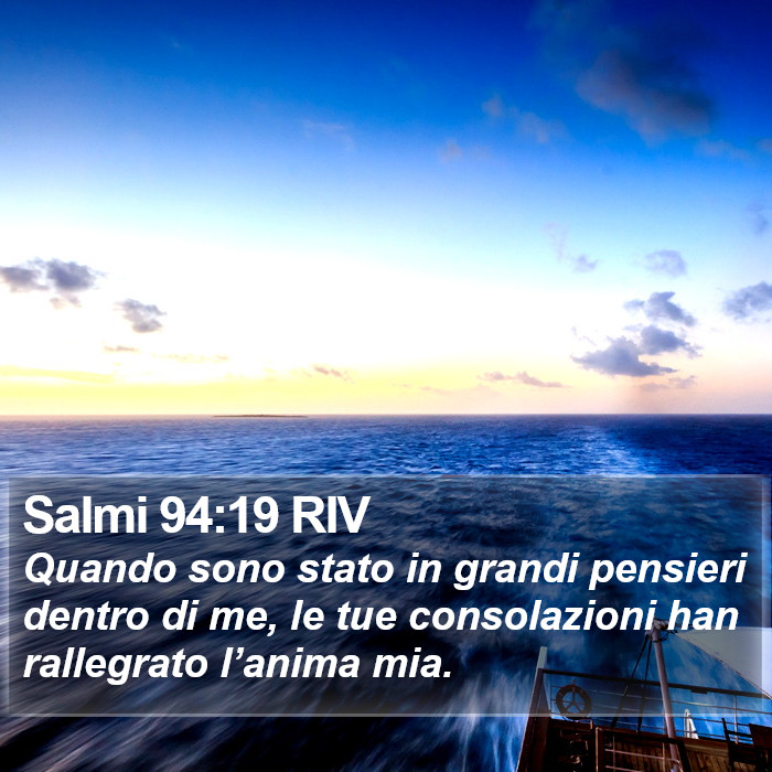 Salmi 94:19 RIV Bible Study