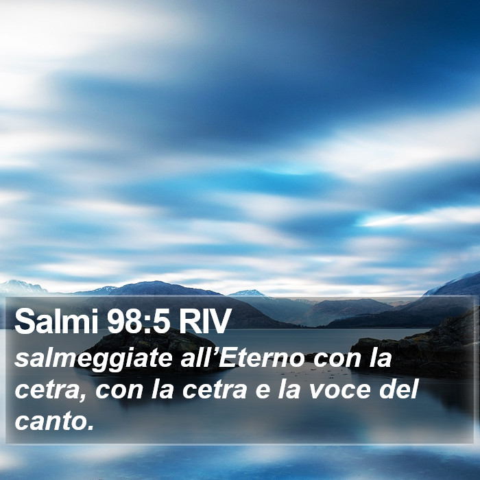Salmi 98:5 RIV Bible Study