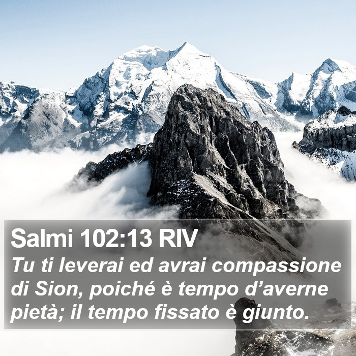 Salmi 102:13 RIV Bible Study