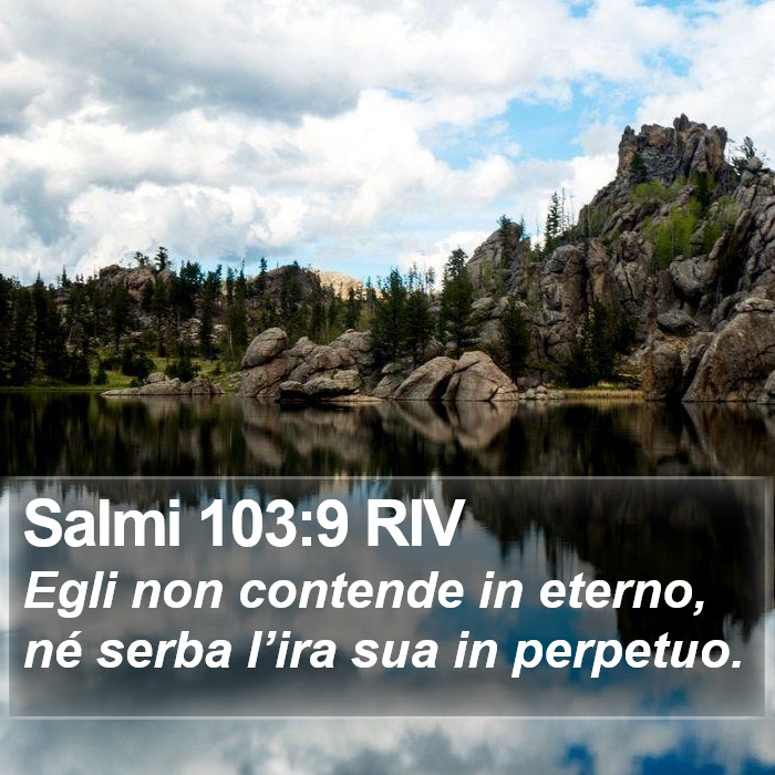 Salmi 103:9 RIV Bible Study