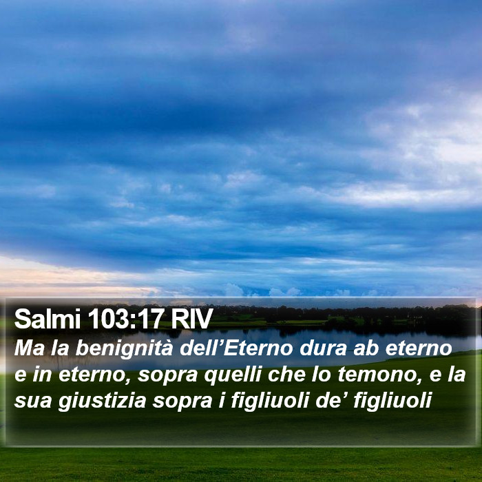 Salmi 103:17 RIV Bible Study