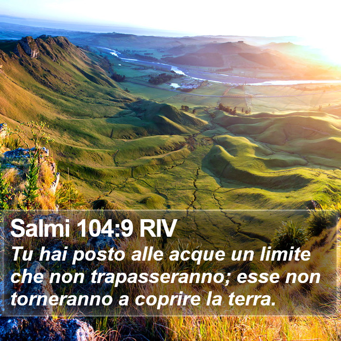 Salmi 104:9 RIV Bible Study