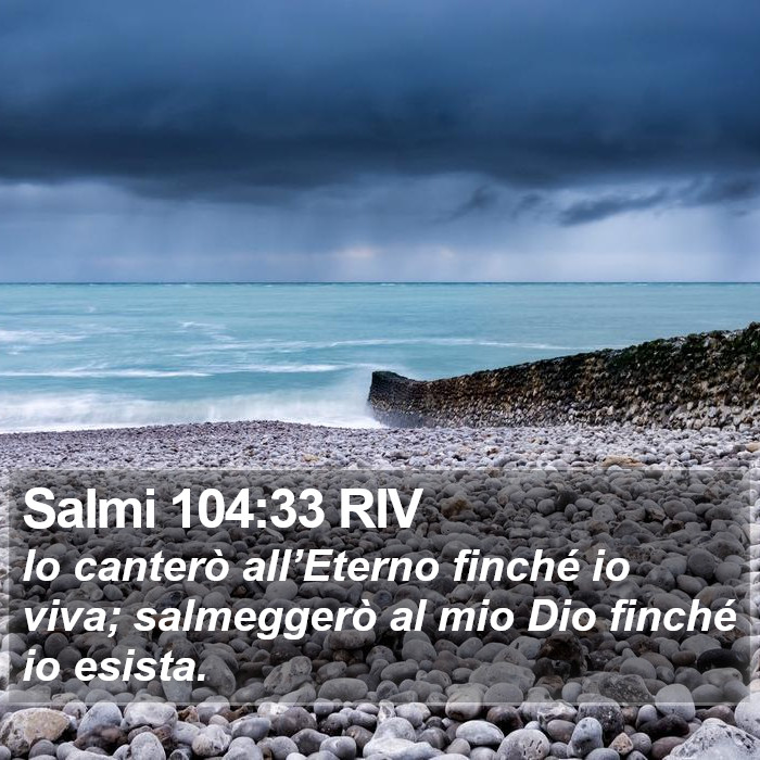Salmi 104:33 RIV Bible Study