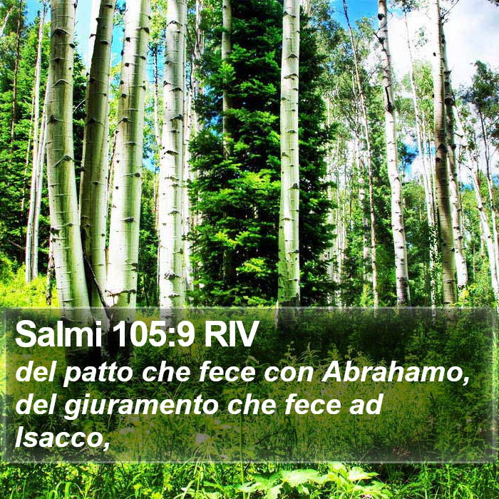 Salmi 105:9 RIV Bible Study