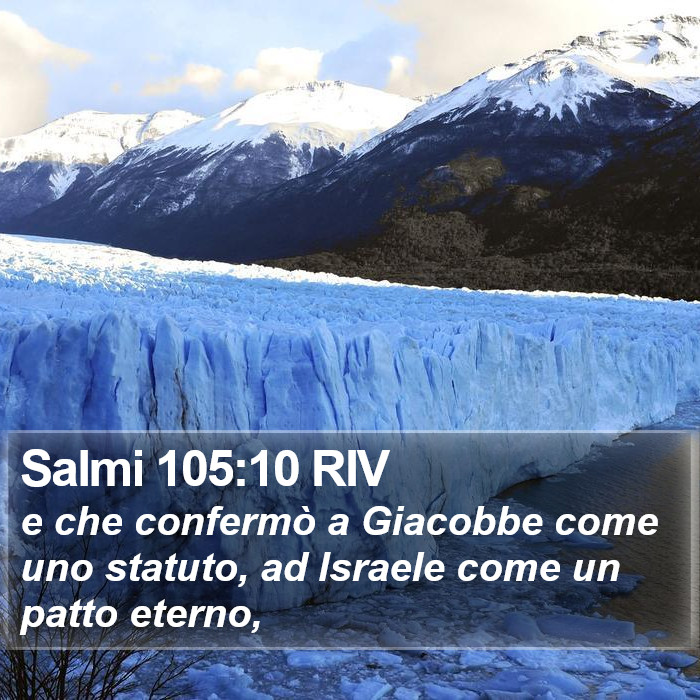 Salmi 105:10 RIV Bible Study