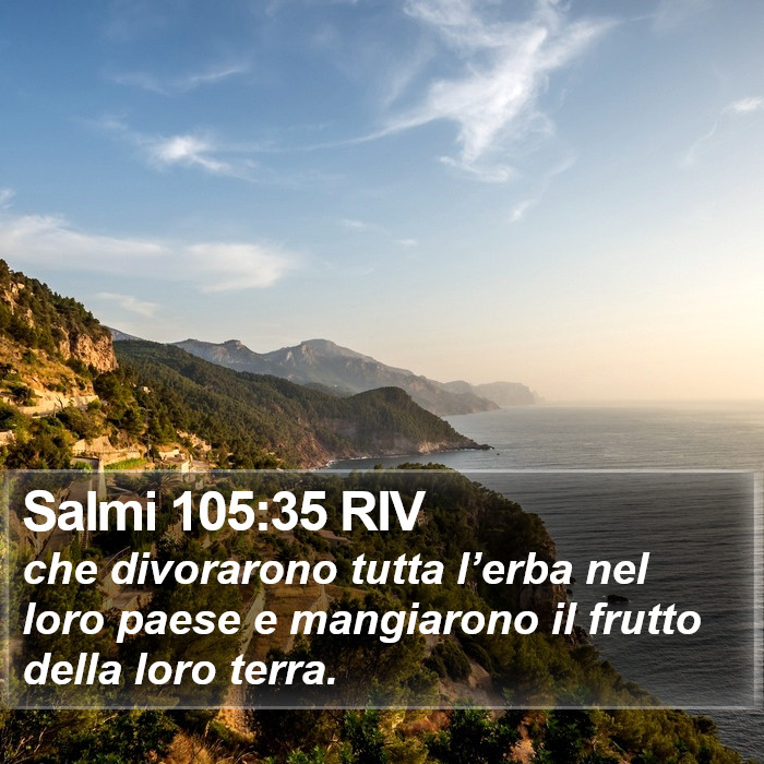 Salmi 105:35 RIV Bible Study