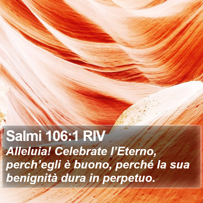 Salmi 106:1 RIV Bible Study