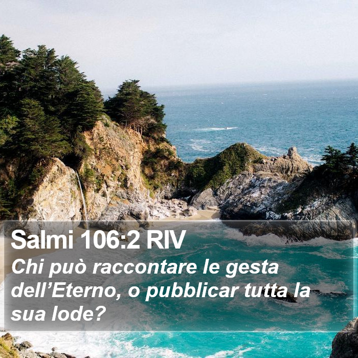 Salmi 106:2 RIV Bible Study