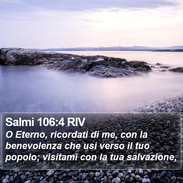 Salmi 106:4 RIV Bible Study