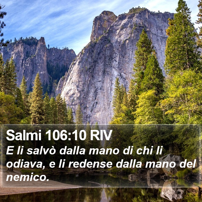 Salmi 106:10 RIV Bible Study