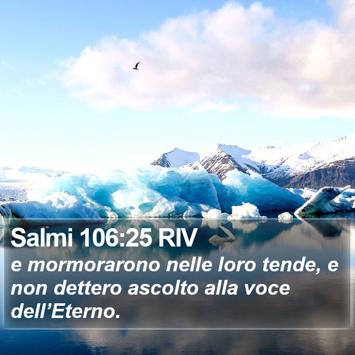 Salmi 106:25 RIV Bible Study