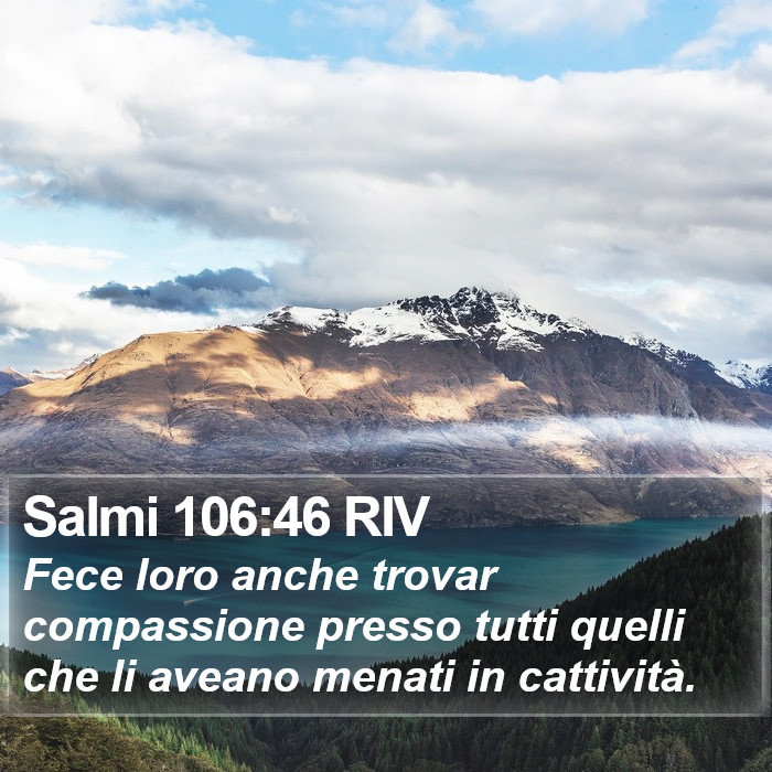 Salmi 106:46 RIV Bible Study