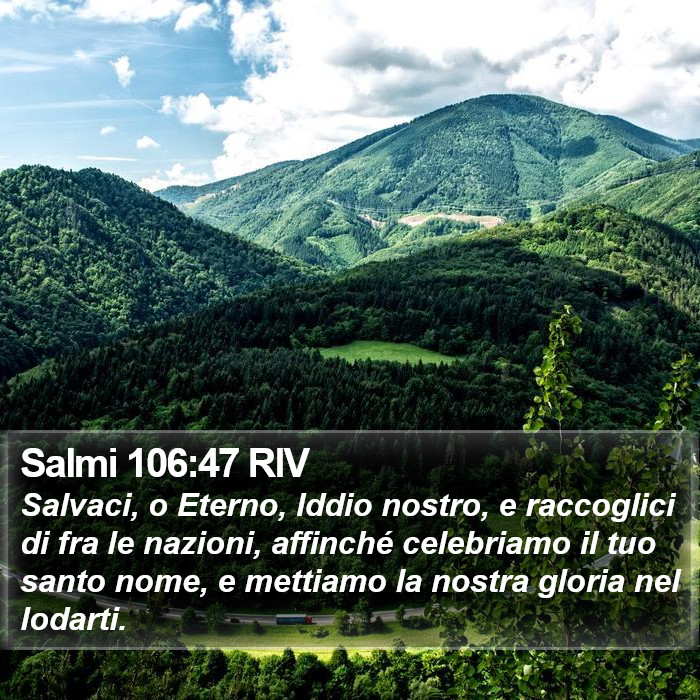 Salmi 106:47 RIV Bible Study