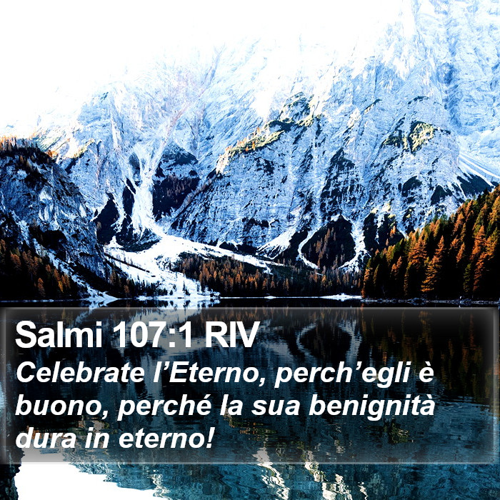 Salmi 107:1 RIV Bible Study