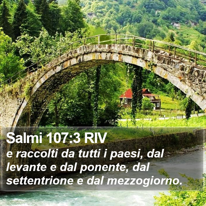 Salmi 107:3 RIV Bible Study