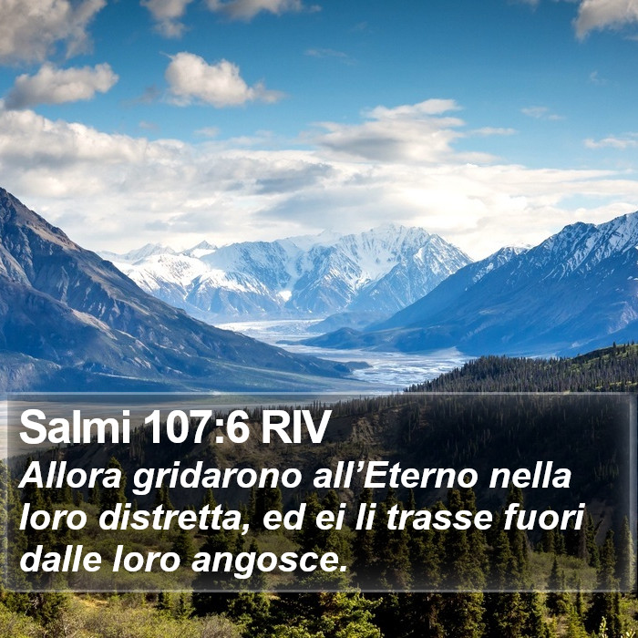 Salmi 107:6 RIV Bible Study