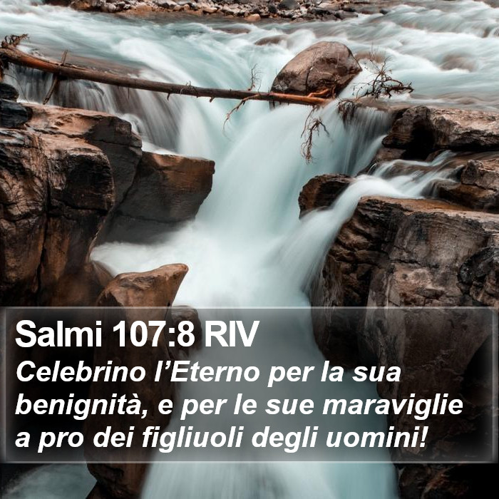 Salmi 107:8 RIV Bible Study