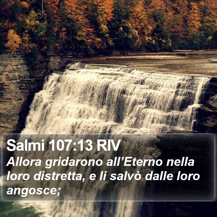 Salmi 107:13 RIV Bible Study