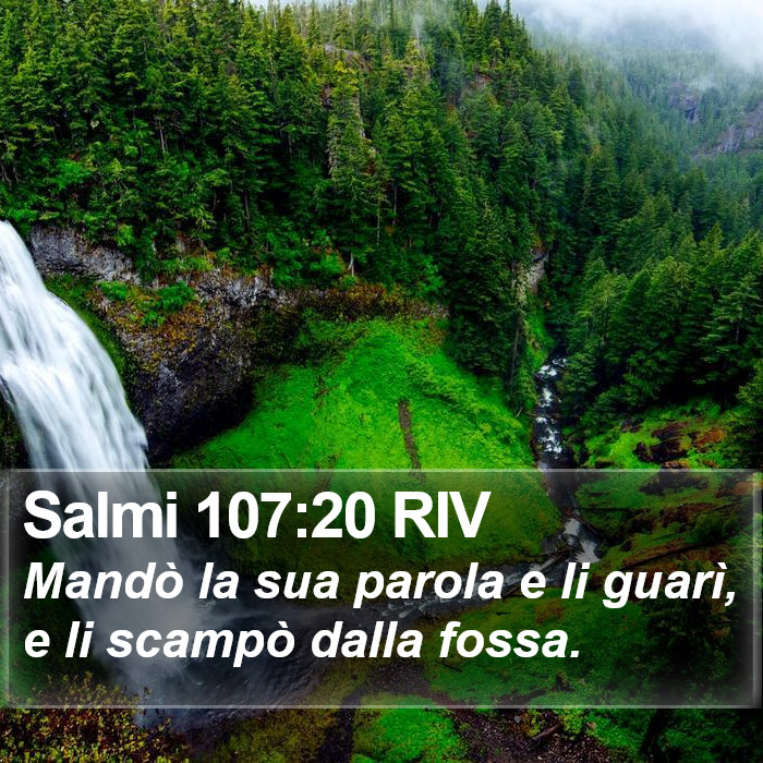 Salmi 107:20 RIV Bible Study