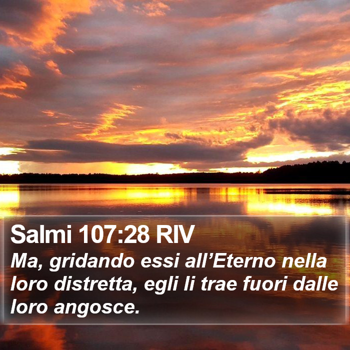 Salmi 107:28 RIV Bible Study