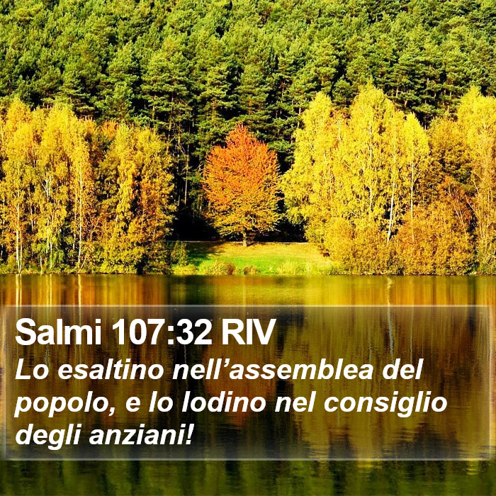 Salmi 107:32 RIV Bible Study