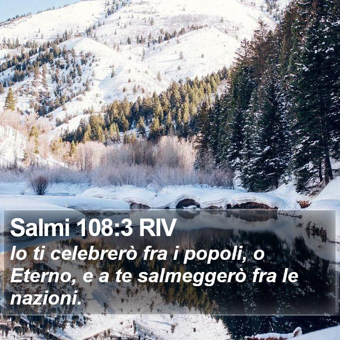 Salmi 108:3 RIV Bible Study