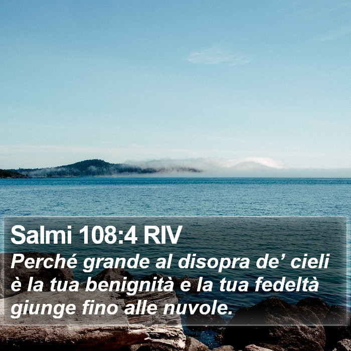 Salmi 108:4 RIV Bible Study