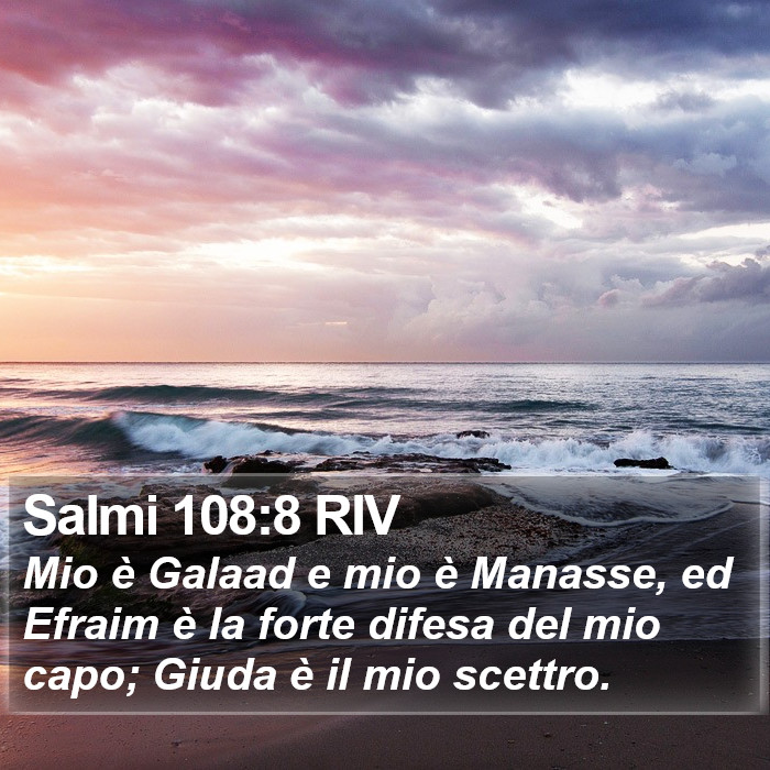 Salmi 108:8 RIV Bible Study