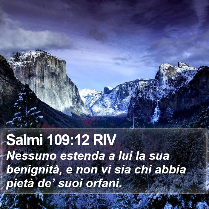Salmi 109:12 RIV Bible Study