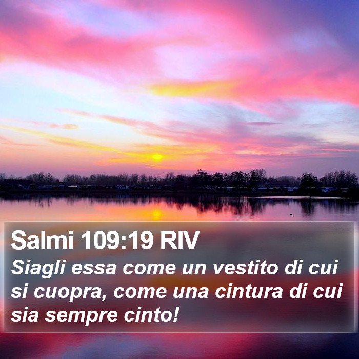 Salmi 109:19 RIV Bible Study