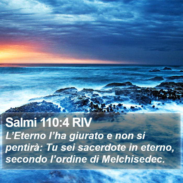 Salmi 110:4 RIV Bible Study