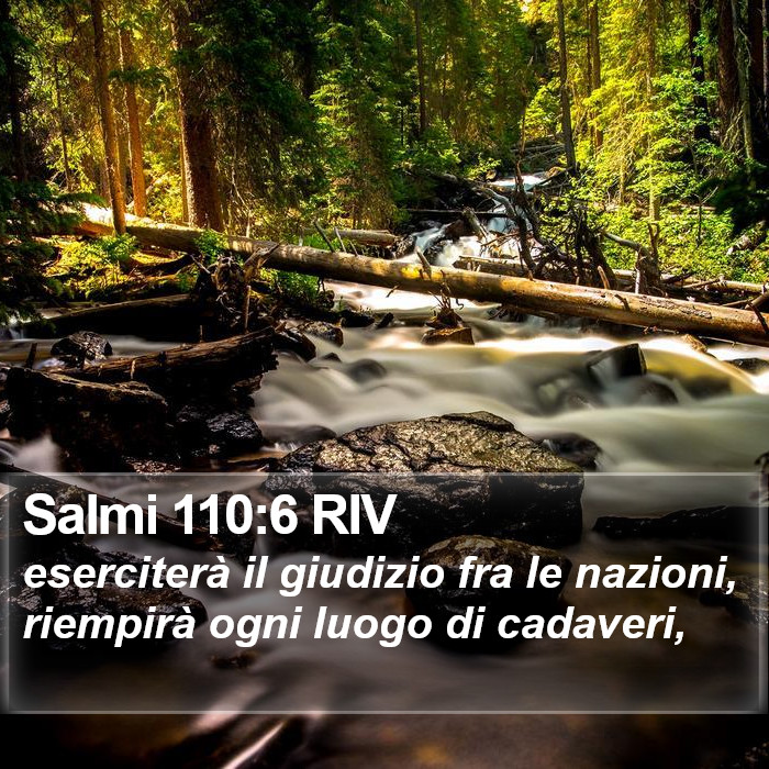 Salmi 110:6 RIV Bible Study