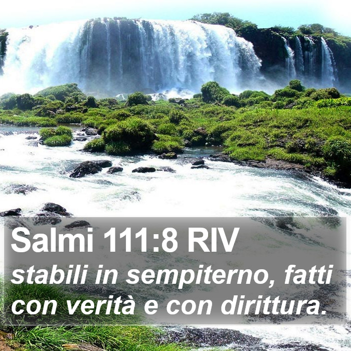 Salmi 111:8 RIV Bible Study