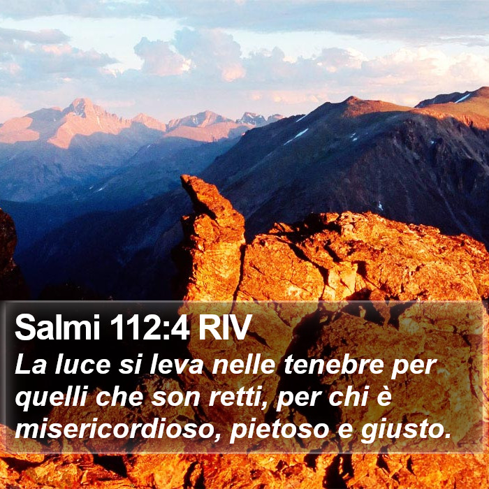 Salmi 112:4 RIV Bible Study