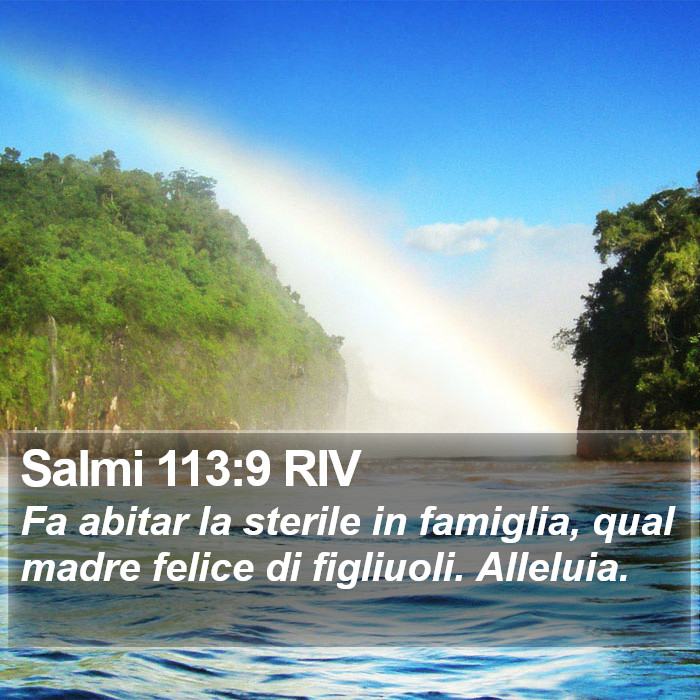 Salmi 113:9 RIV Bible Study