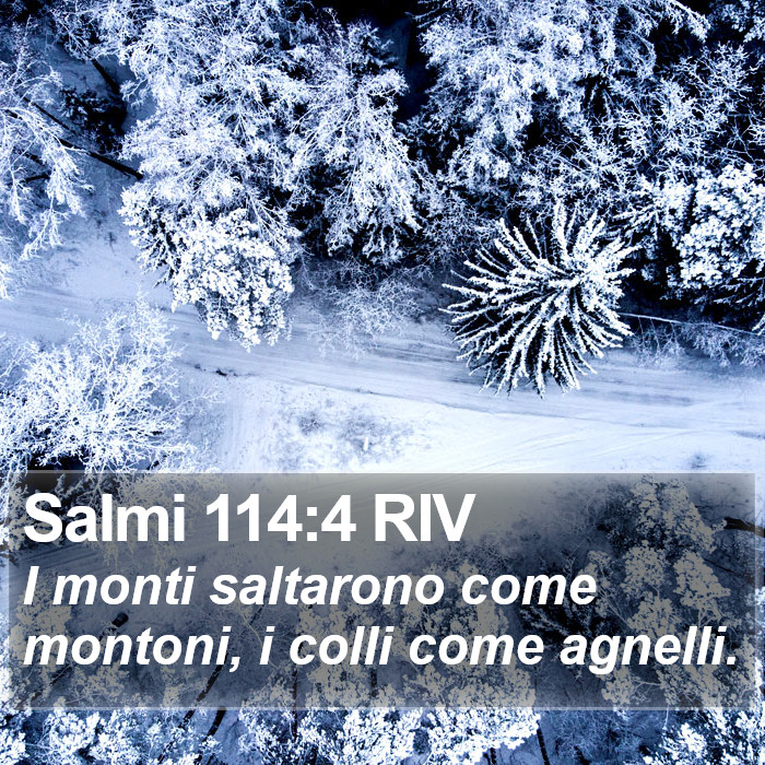Salmi 114:4 RIV Bible Study