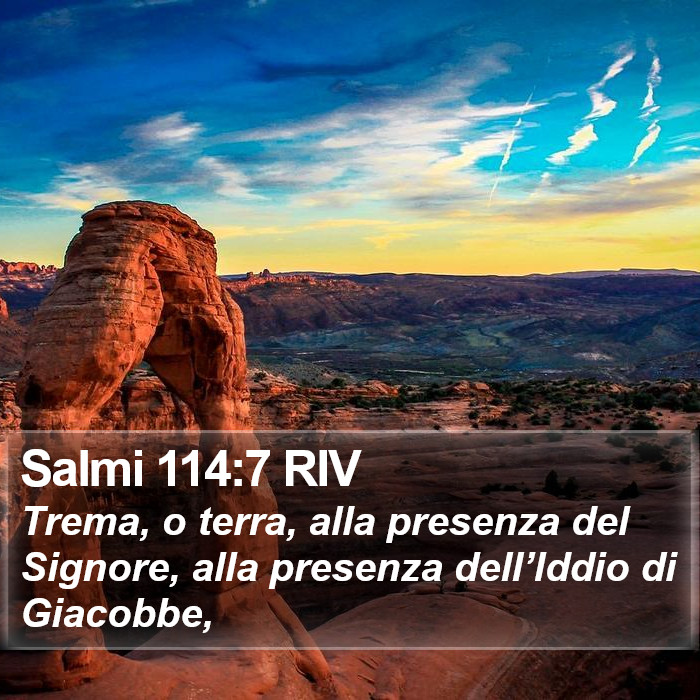 Salmi 114:7 RIV Bible Study