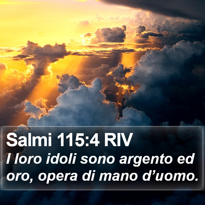 Salmi 115:4 RIV Bible Study