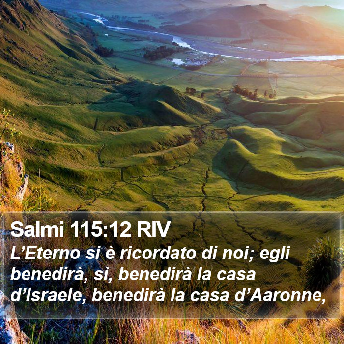 Salmi 115:12 RIV Bible Study