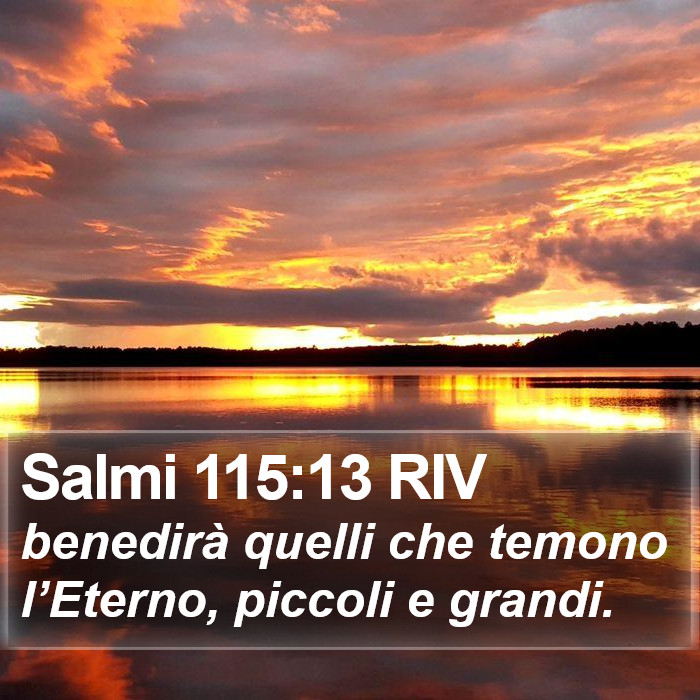 Salmi 115:13 RIV Bible Study