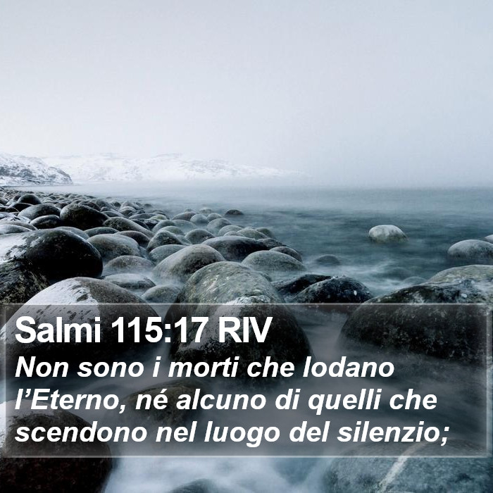 Salmi 115:17 RIV Bible Study