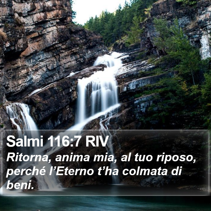 Salmi 116:7 RIV Bible Study